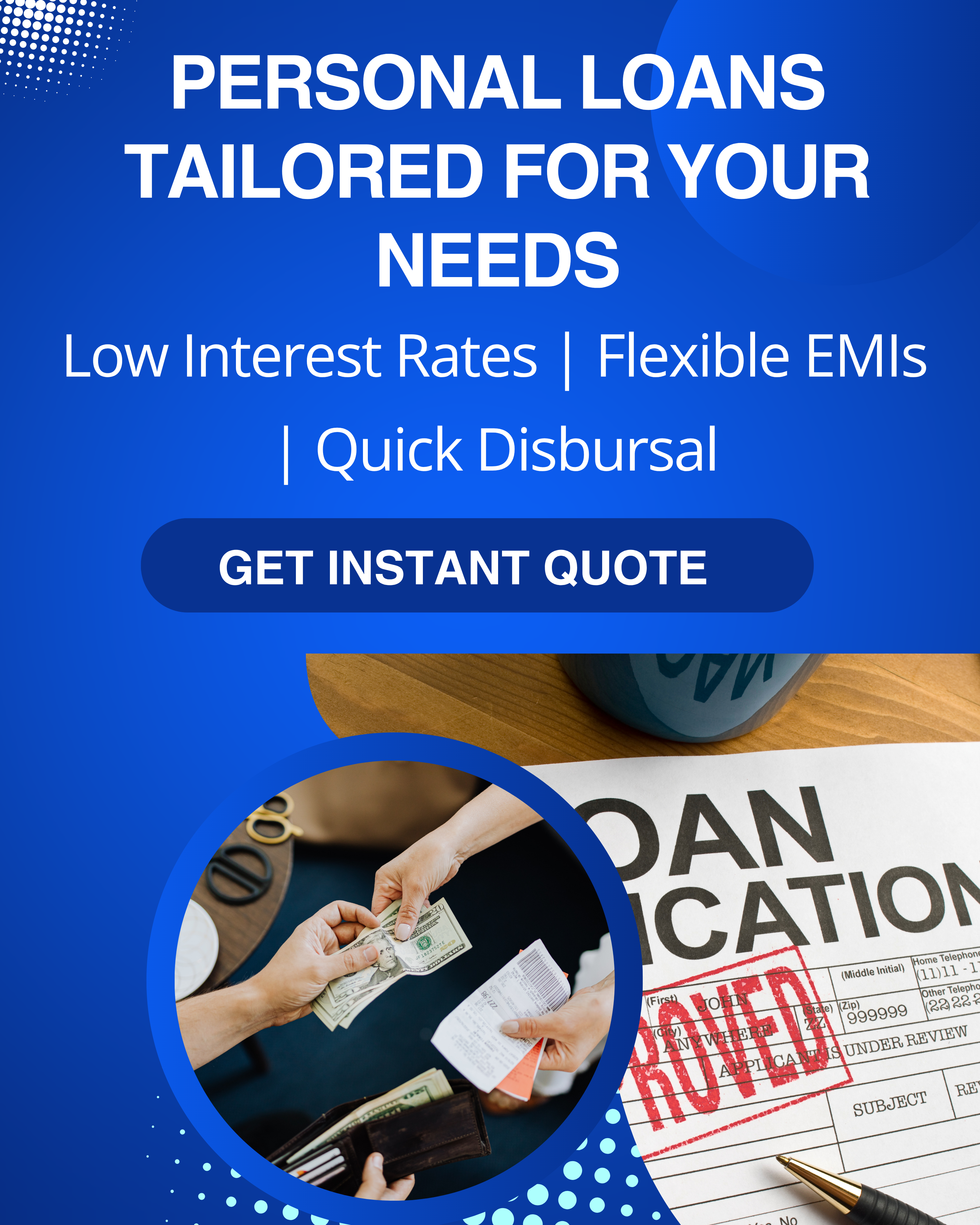 Personal Loans Tailored for Your Needs (800 x 1000 mm)